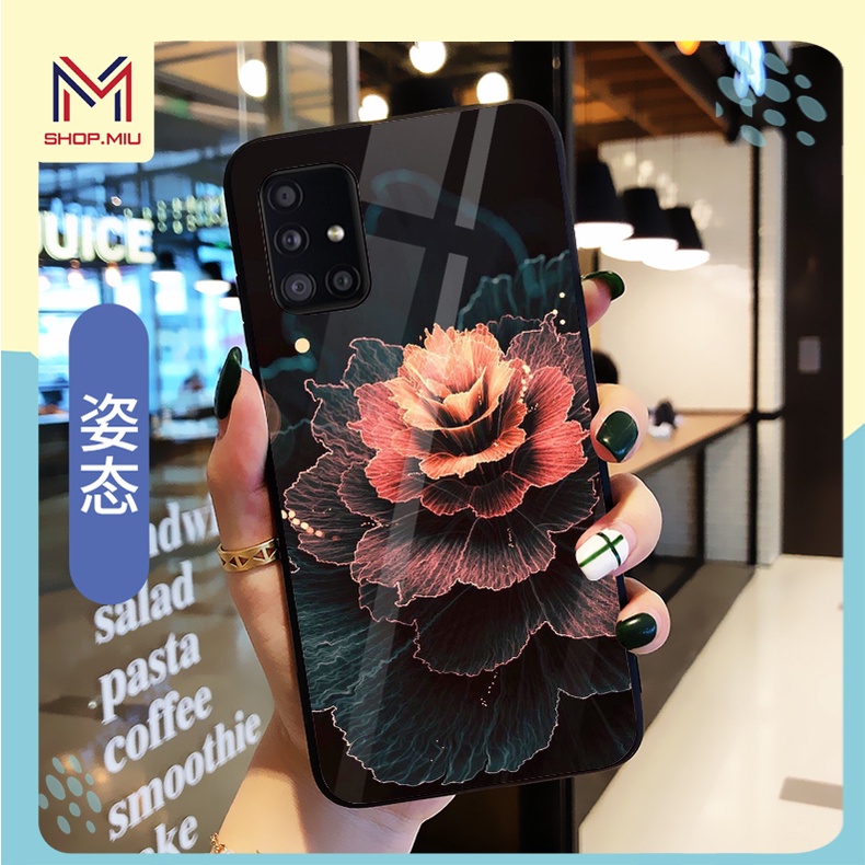 Ốp phủ bóng hoa Xiaomi Redmi 12C/10C/9A/9C/Note 8/Note 8 pro/Mi 8/Mi 8 se/Mi 8 lite/Note 7/Note 7 pro/Note 5/Note 5 pro