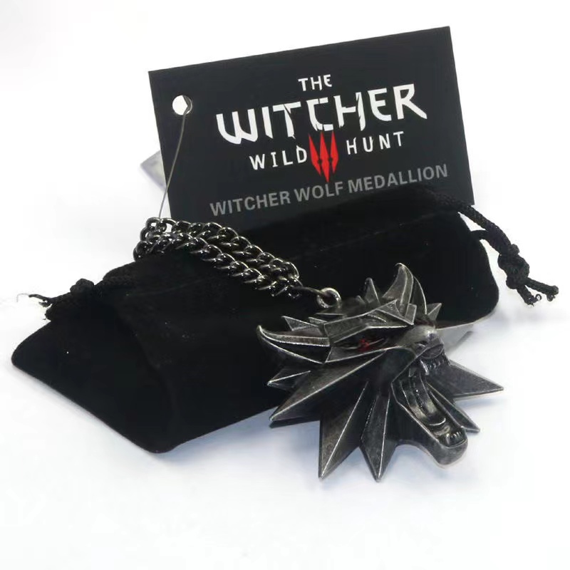 Dây Chuyền Mặt Hình Đầu Sói Trong The witcher 3