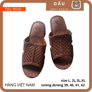 Dép tổ ong màu nâu nhựa mềm -Giao đúng size, màu, không phân biệt hãng dép