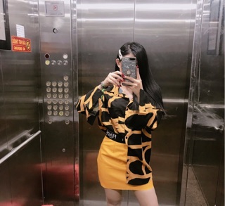 🔆 Chân váy da FENDI 🔆 ( Ảnh thật của shop 100% ).