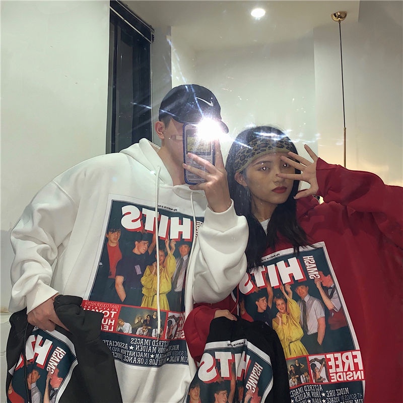 Áo hoodie dáng rộng có kích thước lớn đến 300kg thời trang cho nam và nữ