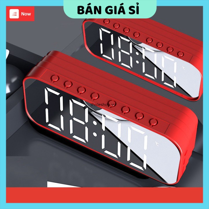 Loa nghe nhạc mini để bàn   GIÁ VỐN]  Loa Bluetooth mặt gương sang trọng nghe nhạc hay pin lâu 9510