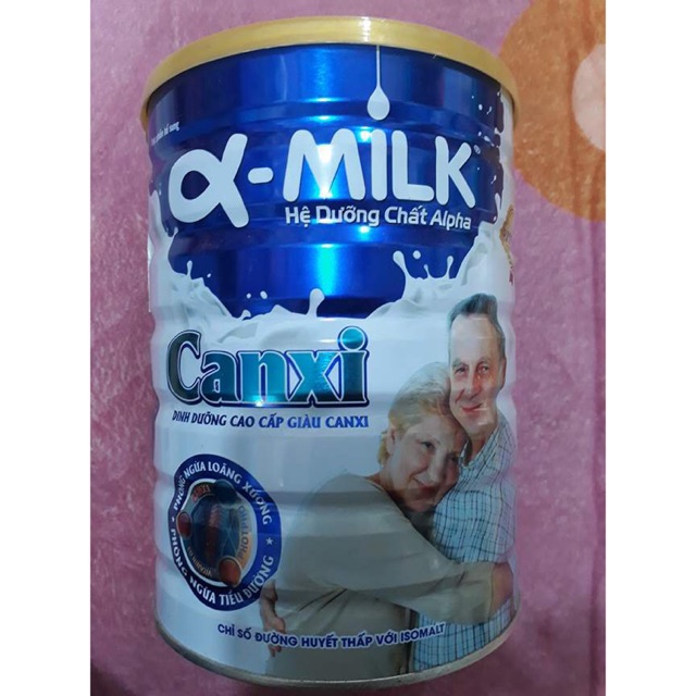 Sữa bột Alpha Milk Caxi lon lớn 900g