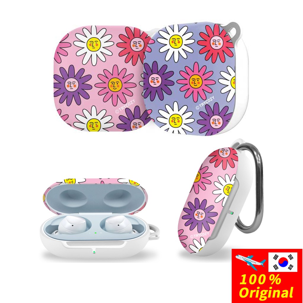 Case hình hoa dành cho hộp tai nghe Samsung Galaxy Buds Buds Plus Buds Live
