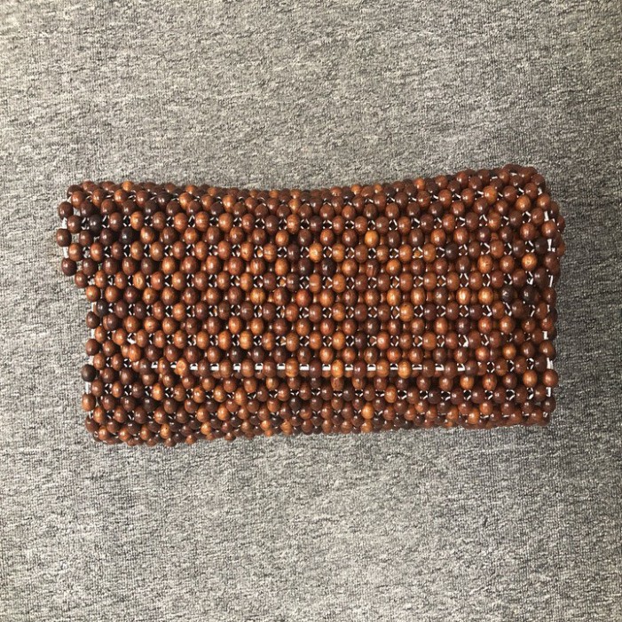 Sản Phẩm Hạt gỗ tựa lưng massage ô tô, xe hơi 100 phần trăm gỗ tự nhiên - Hương Vân cao cấp HN-M - SX tại Làng Nghề Truy