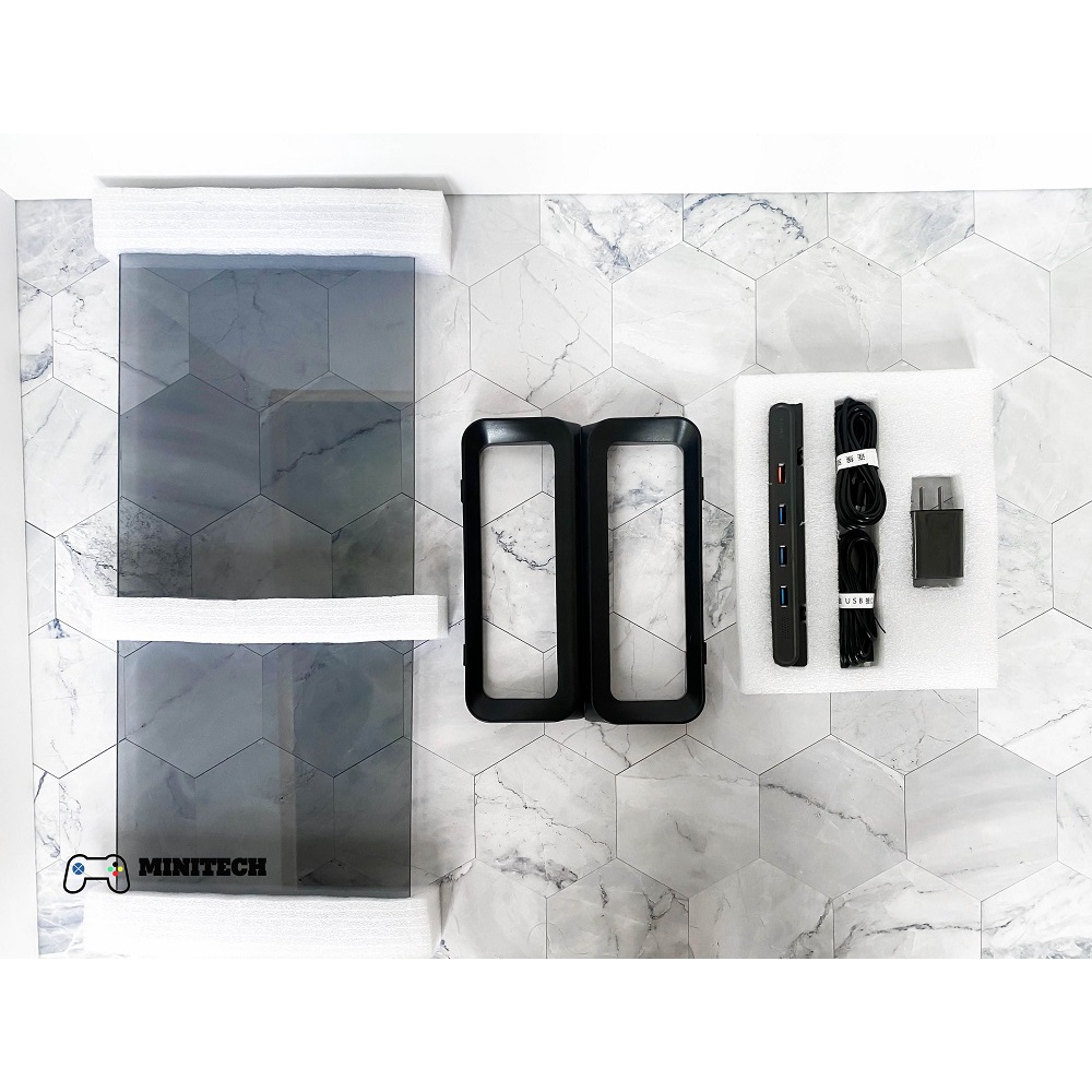 Kệ  Nâng Màn Hình USB Để Bàn pc, máy tính, laptop kèm 4 hub usb 3.0 cao cấp