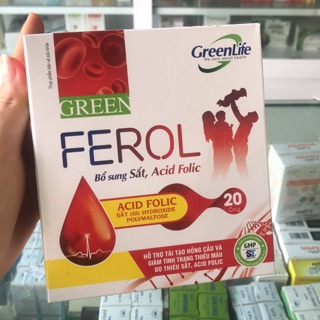 Bổ sung sắt Green ferol