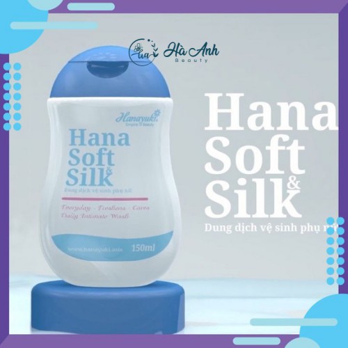 Dung dịch vệ sinh phụ nữ 𝑯𝒂𝒏𝒂 𝑺𝒐𝒇𝒕 & 𝑺𝒊𝒍𝒌 150ml [ Chính - Hãng ]