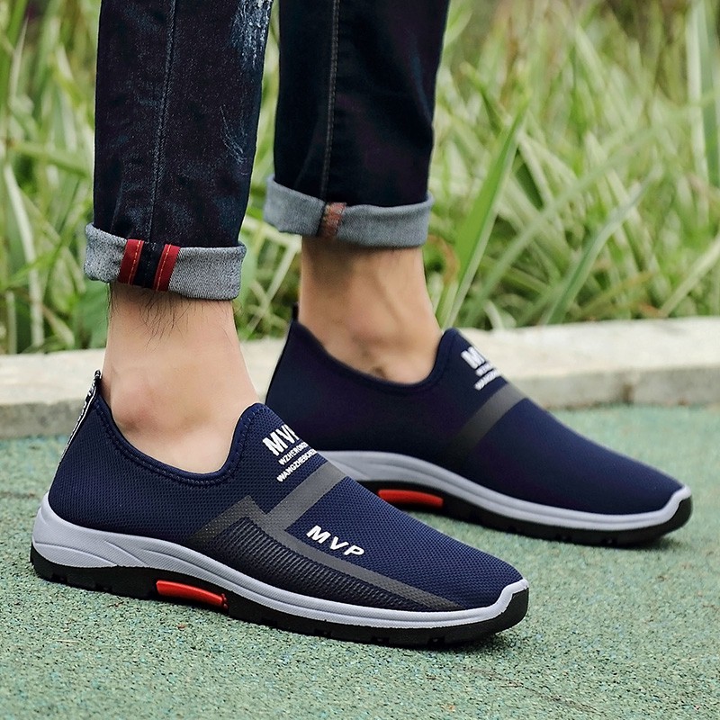 nước diệt khuẩn Fashion Men's Hiking Shoes Slip on Sport Shoes