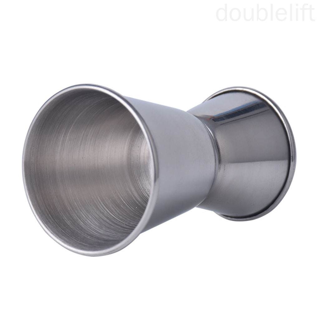 15/30ml Stainless Steel Bar Measures Jigger Party Wine Cocktail Dual Drinking Liquor Measure Cup doublelift store