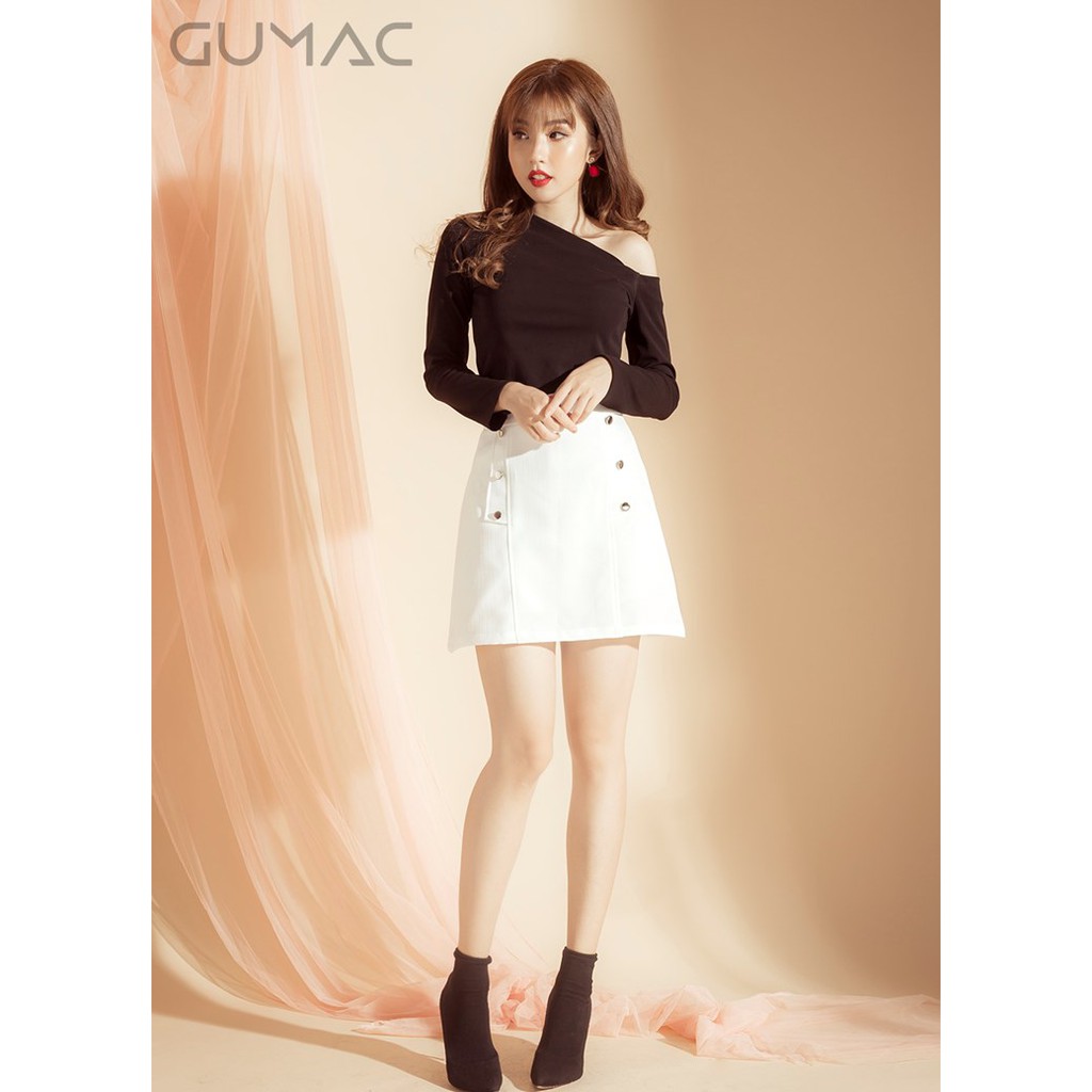 Chân váy quần phối nút GUMAC CV03916