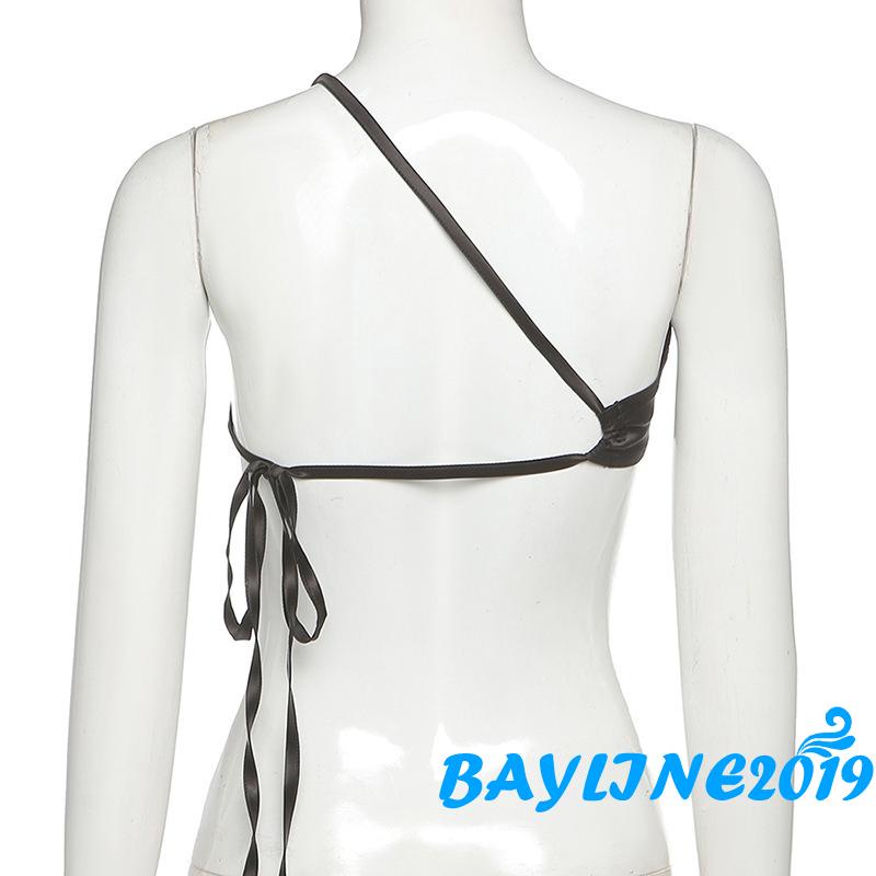 Áo croptop hai dây màu trơn hở lưng thời trang xuân hè cho nữ