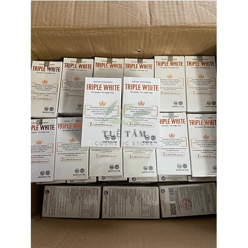 Triple white - Viên uống trắng da , chống nắng