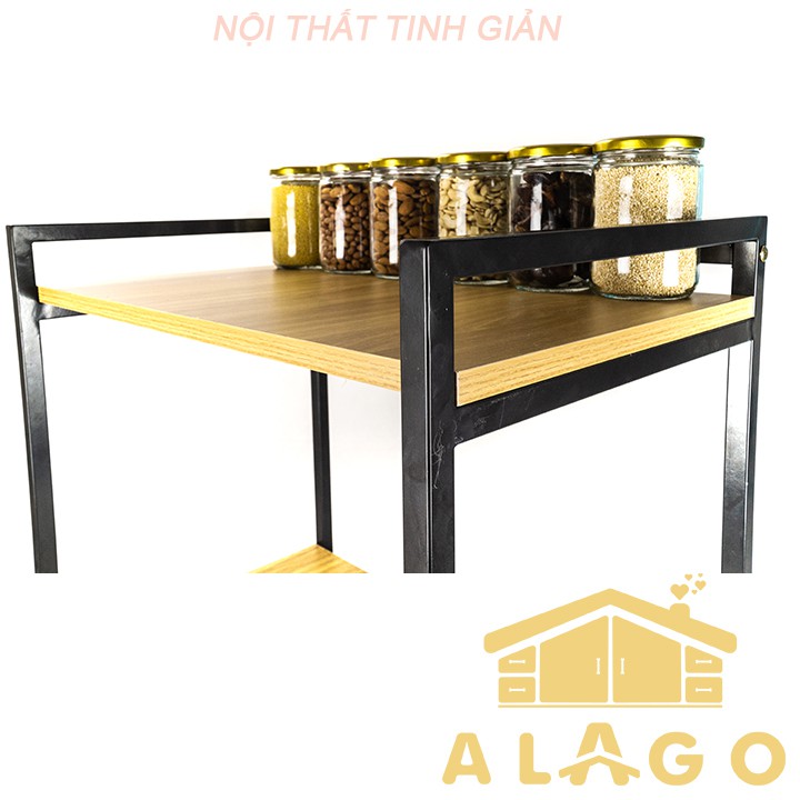 Kệ Để Đồ Nhà Bếp ALAGO Kệ Để Lò Vi Sóng , Nồi Cơm Điện, Lò Nướng, Lắp Ghép 3 Tầng