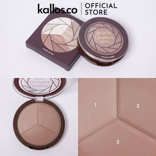 [TEM + BILL CHÍNH HÃNG] Phấn Bắt Sáng Etude House Glow Highlighter Wheel, Tạo Khối Etude House Gradation Contour Wheel | BigBuy360 - bigbuy360.vn
