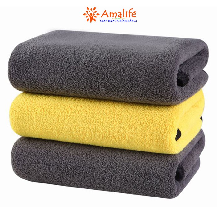 Khăn Lau Xe Ô Tô Loại To 40x30CM Microfiber Chuyên Dùng Đa Năng Siêu Thấm