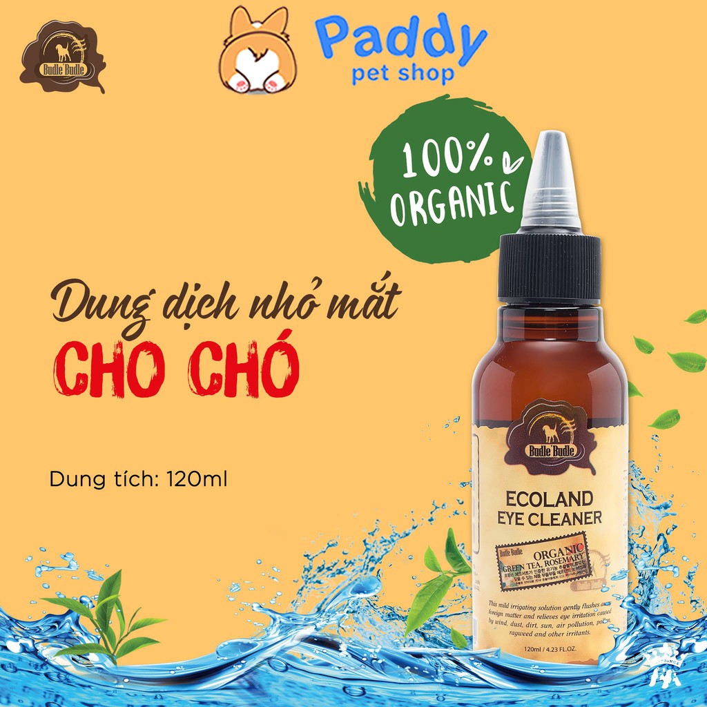 Dung dịch nhỏ mắt cho chó Pet Prince Budle Budle