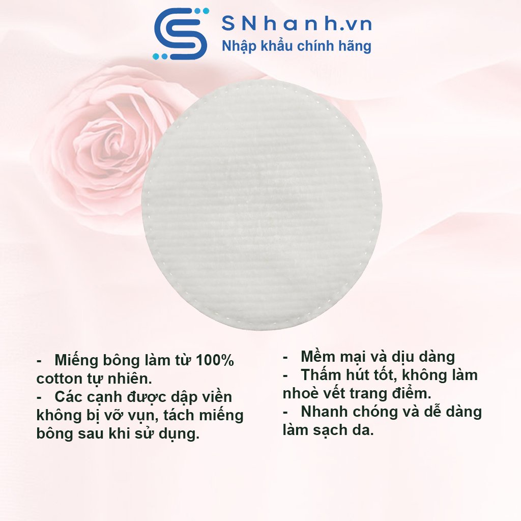 Bông tẩy trang Cotton Club Túi 120 chiếc