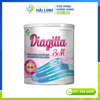 Sữa tiểu đường Diagitta 3M Nguyên liệu New Zealand Hộp 400g và 900g giúp bổ sung dinh dưỡng cho người tiểu đường thumbnail