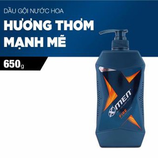 Dầu gội nước hoa X-Men Wood - Fire - Water mát lạnh tức thì 650g