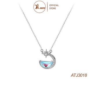 Dây chuyền bạc 925 mặt hình mặt trăng thay đổi màu sắc dành cho nữ ANTA Jewelry - ATJ3018