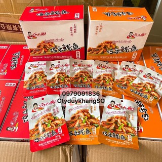 Sỉ 1 hộp râu mực cay 20 gói