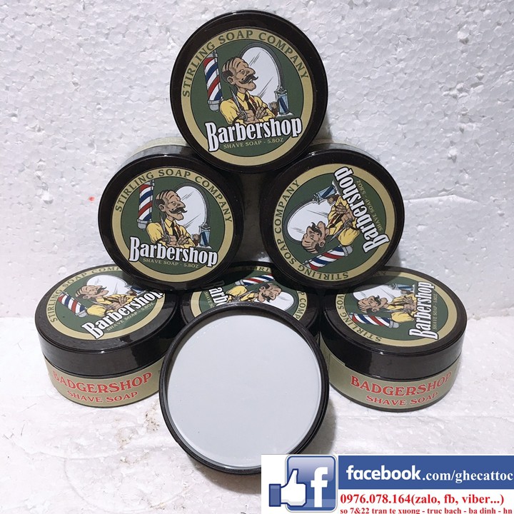 SÁP VUỐT TÓC NAM BARBERSHOP SHAVE SOAP