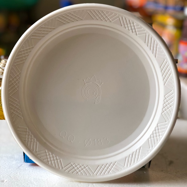 COMBO 10 ĐĨA DÙNG MỘT LẦN 18.3cm - ĐĨA TIỆN DỤNG - CHỊU NHIỆT 120 ĐỘ