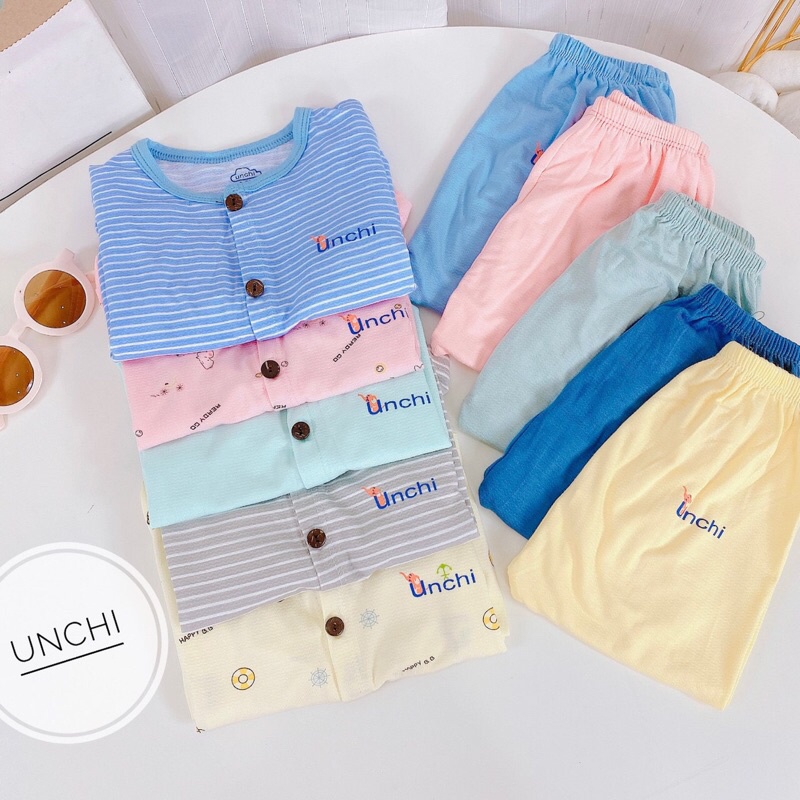 Bộ ngắn tay gỗ sồi thông hơi Unchi