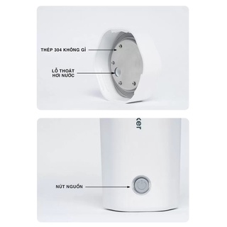 Bình đun nước du lịch siêu tốc dung tích 450ml