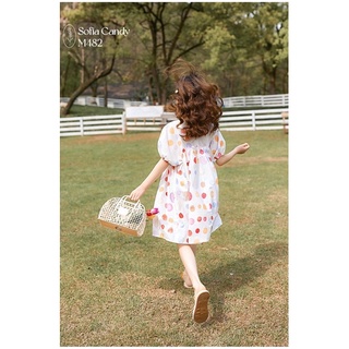 [THANH LÝ]- Váy chấm bi Sofia Candy size 12/18m-9/10y (10-40kg)