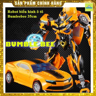Robot biến hình ôtô 🌸FREESHIP🌸 Transformer mẫu Bumble Bee 6699-5D cao 35cm _ Đồ chơi mô hình, rèn luyện trí tuệ