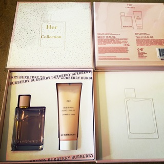 Set Her Burberry mùi hương mới nhất set 50ml & bodylotion 75ml
