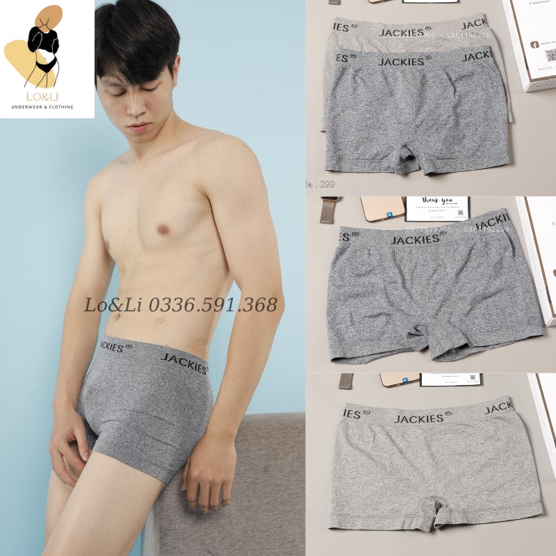 Quần boxer nam chất liệu bamboo tự nhiên chống sóng gây hại, kháng khuẩn tốt - Hàng thương hiệu JACKIES 921