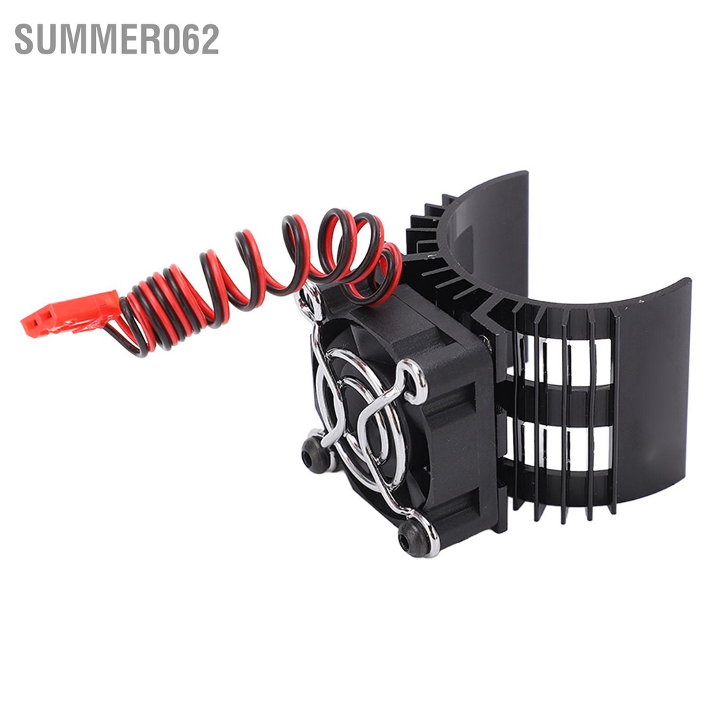 Summer062 Bộ tản nhiệt động cơ với quạt làm mát Hợp kim nhôm 36mm Phù hợp 540 550 chải 3650 3660 Không chổi than