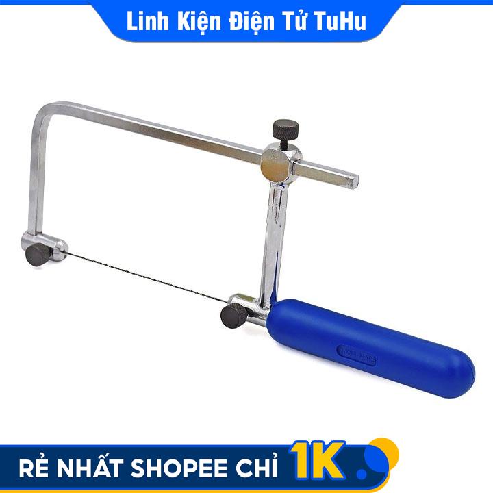 Cưa Lọng Cưa Gỗ Chữ U Cầm Tay Mini Xanh