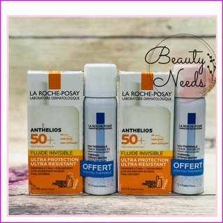 Kem chống nắng LẢoche posay shaka fluid tặng kèm xịt khoáng