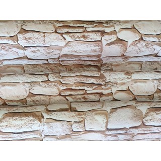 Combo 5m giấy dán tường đá 3d 5 BINBIN DTL45 (Kích thước:45x500cm)