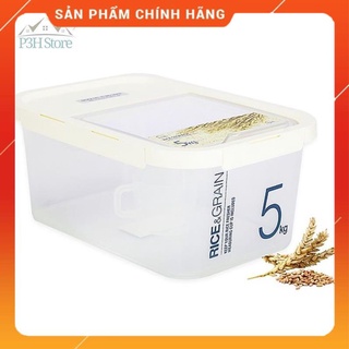 Thùng đựng gạo 5kg lock&lock rice&grain hpl560