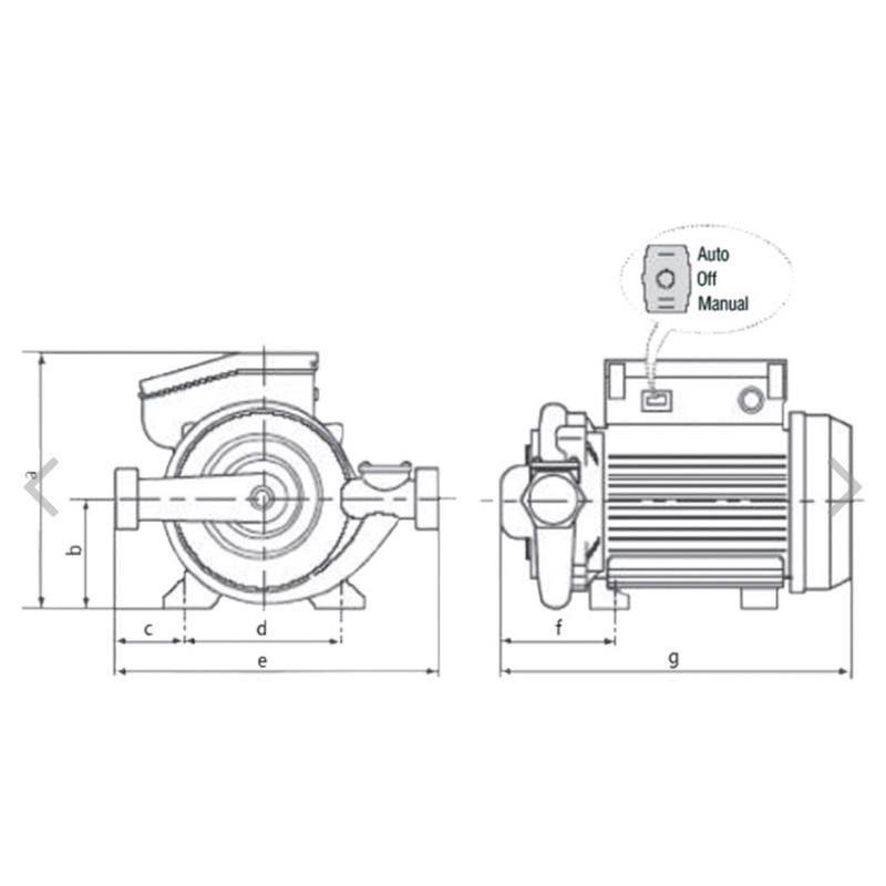 Bơm tăng áp điện tử Wilo PB-201EA