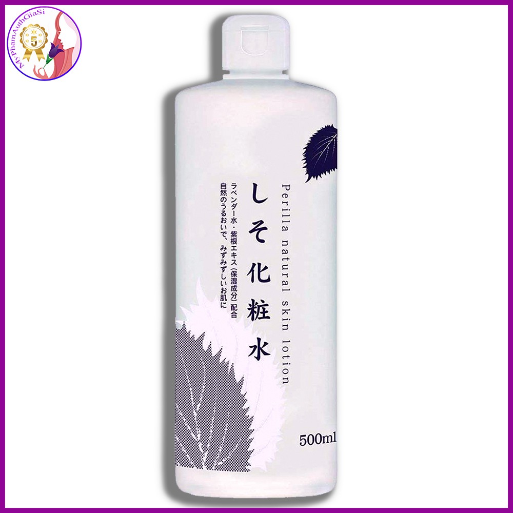 Nước hoa hồng dokudami sáng da lá tía tô 500ml japan