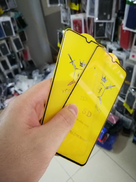 Cường lực Redmi Note 7 / 7 Pro FREESHIP Từ 50k 5D thế hệ mới hiệu Hoàng Đế viền mỏng ôm màn 2.5D chất đẹp