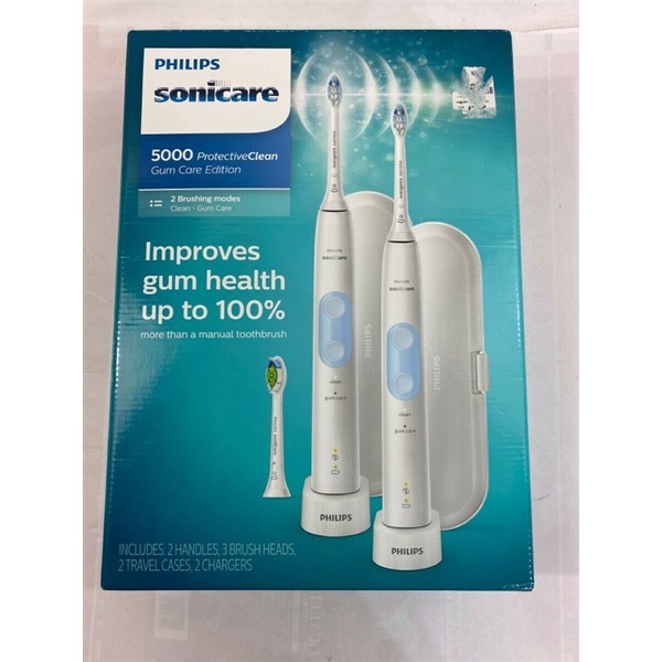 Sonicare Philips 5000 / Optimal Clean - Bàn chải răng chạy điện Philip Sonicare 5000 hoặc Optimal Clean