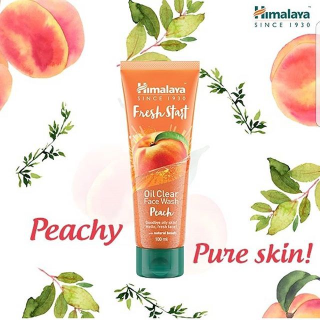 Sữa rửa mặt dưỡng ẩm và mát da Himalaya Fresh Start Oil Clear Face Wash Peach 100ml | BigBuy360 - bigbuy360.vn