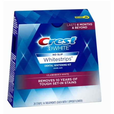 Miếng Dán Tẩy Trắng Răng Crest 3D White No Slip Whitestrips Lasts 6 Months & Beyond - USA Chính Hãng