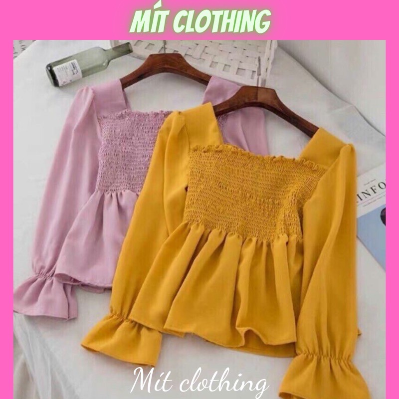 Áo babydoll bèo tiểu thư Ulzzang (hàng QCCC) - Có ảnh thật + video thật