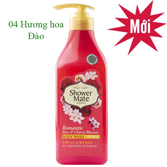 [Sữa tắm Hàn Quốc] Sữa tắm nuôi dưỡng làn da giúp da trắng mịn Showermate Body Nature Green Tea Hàn Quốc 550ml