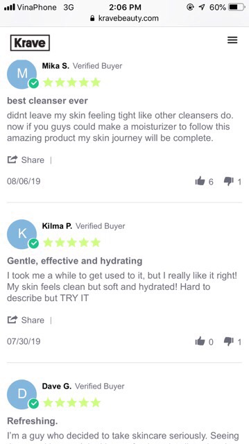 Sữa rửa mặt Krave Beauty Matcha Hydrating Cleanser 120ml - Hàng có sẵn | BigBuy360 - bigbuy360.vn