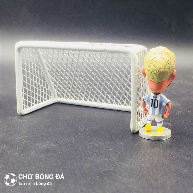 Khung thành kim loại metal chuyên trang trính mô hình cầu thủ soccerwe, soccerstarz