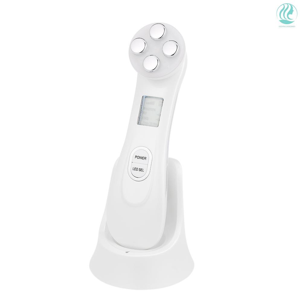 🌟Face Skin Mesotherapy Electroporation RF Radio Frequency Facial LED Photon Skin Care Device Face Lift Tighten Beauty M